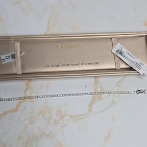 2 carat vs1-vs2 lab grown diamond bracelet  with box